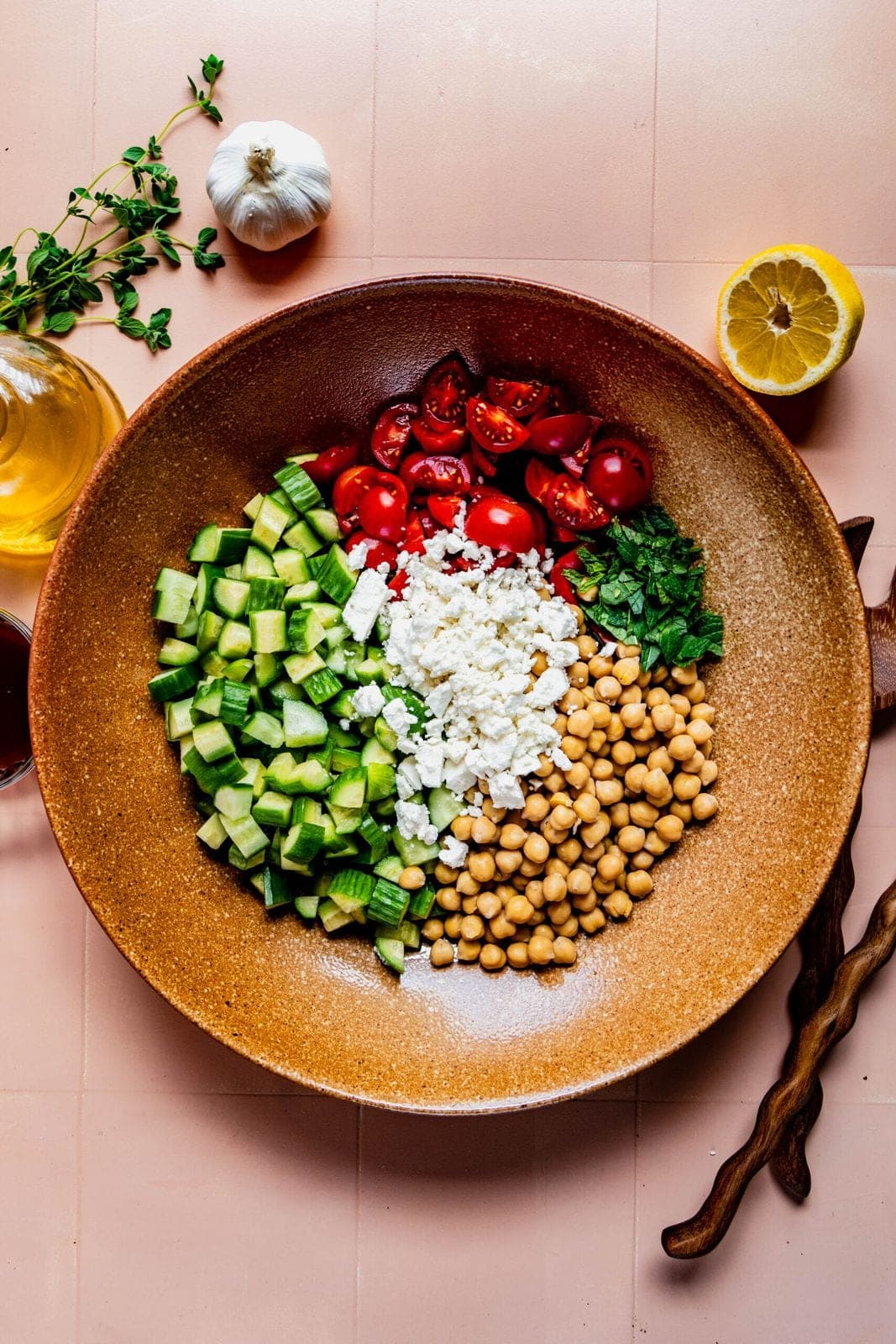 Chickpea and Cucumber Salad