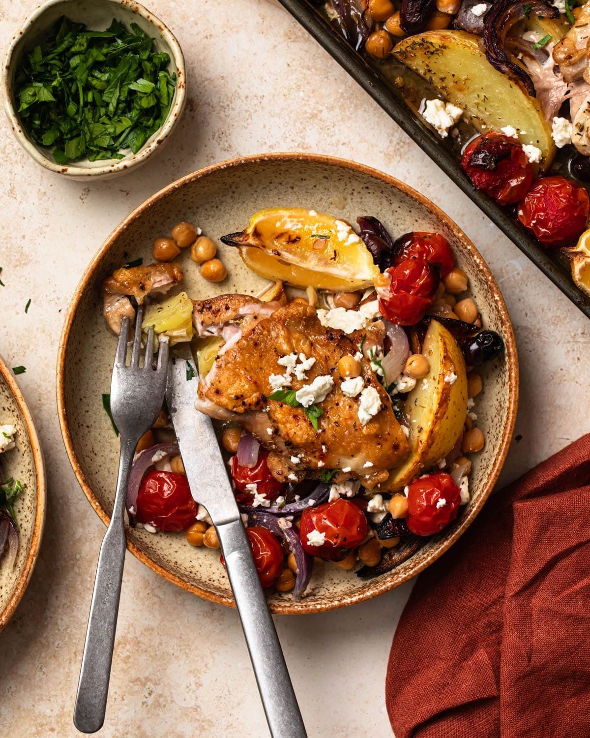 Sheet-Pan Mediterranean Chicken